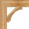 Ekena Millwork Imperial Block Rough Sawn Bracket, Western Red Cedar, 6"W x 26"D x 26"H BKT06X26X26IMP05RWR - alternate 2